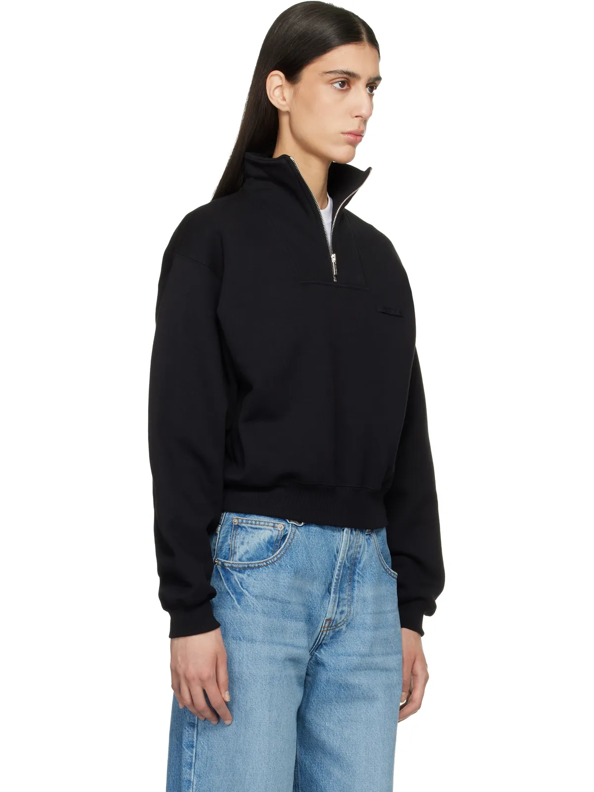 JACQUEMUS 'The Gros Grain zipped-rollneck' スウェットシャツ - 画像2