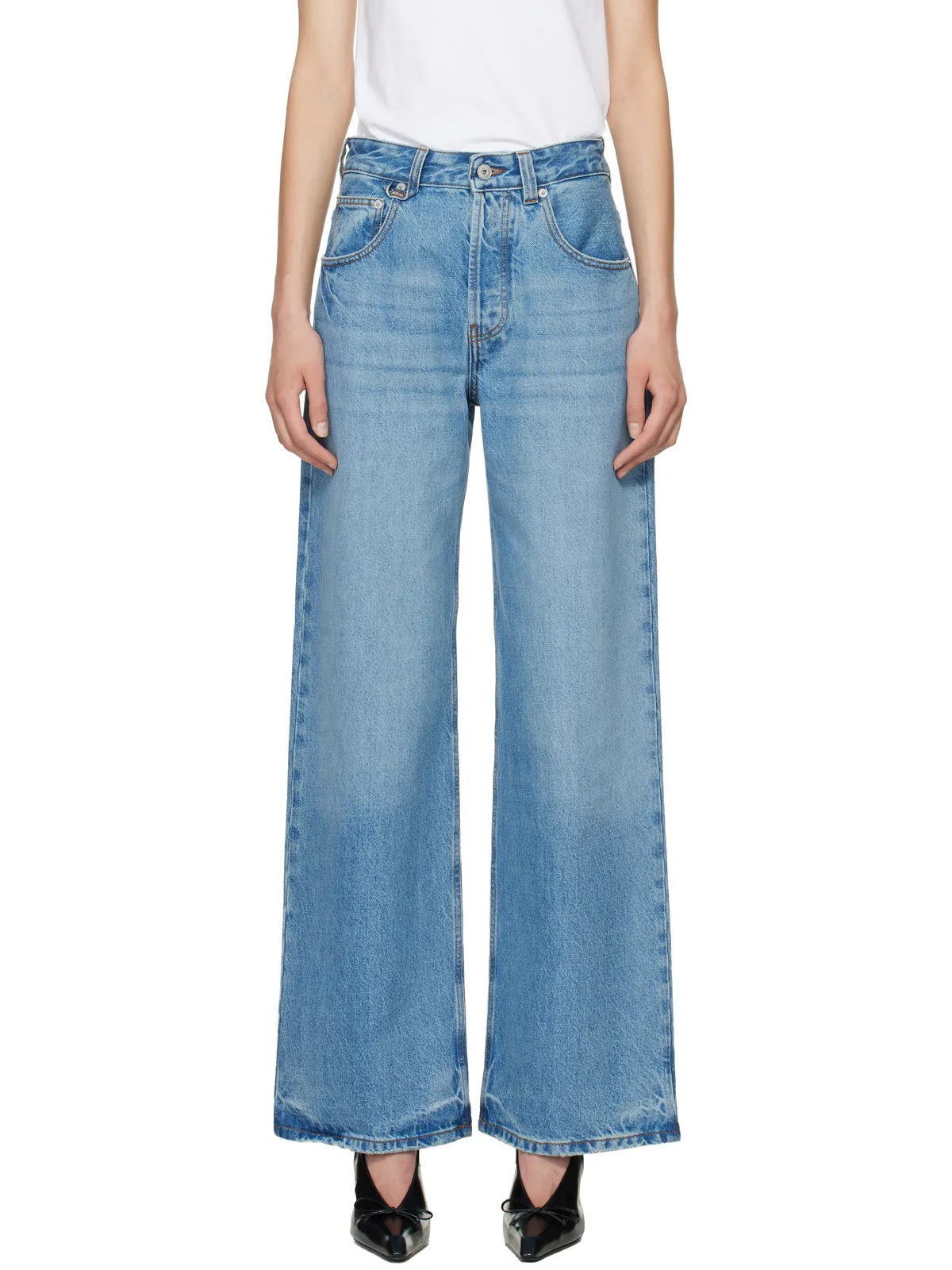 JACQUEMUS Le Paysan 'Le de-Nîmes Large' ジーンズ - 画像1