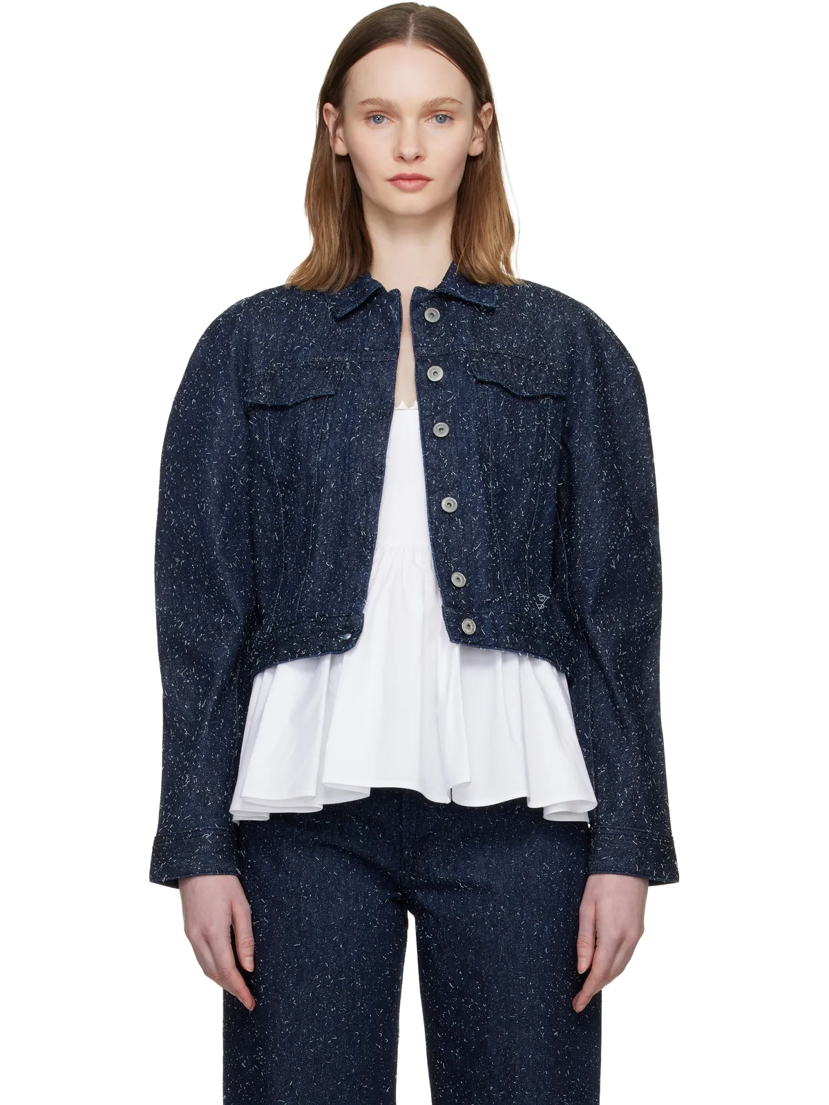 JACQUEMUS 'The Ovalo de-Nîmes' デニムジャケット - 画像1
