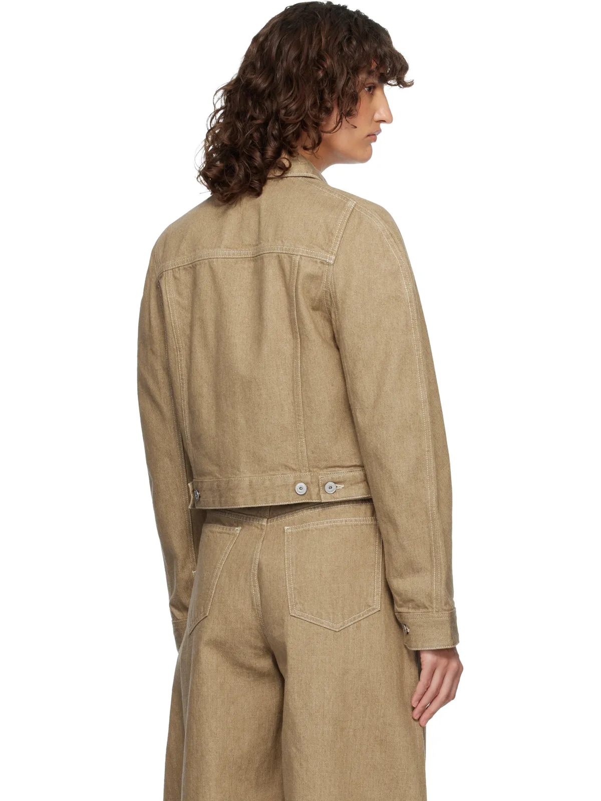 JACQUEMUS 'The Ovalo cargo' デニムジャケット - 画像3