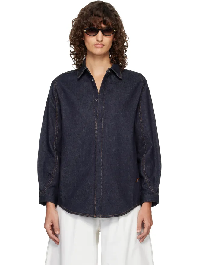 JACQUEMUS JACQUEMUS 'The Amelo de-Nîmes denim' シャツの商品画像