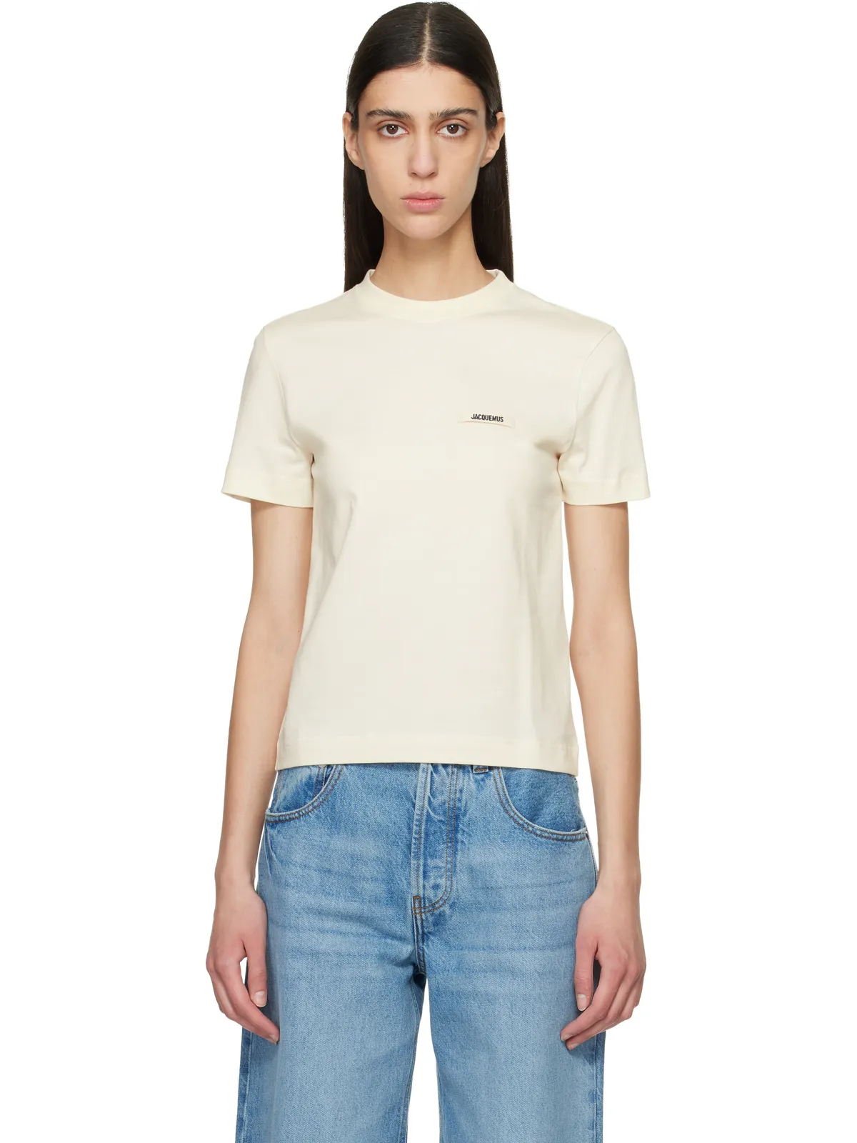 JACQUEMUS 'The Gros Grain short-sleeve' Tシャツ - 画像1