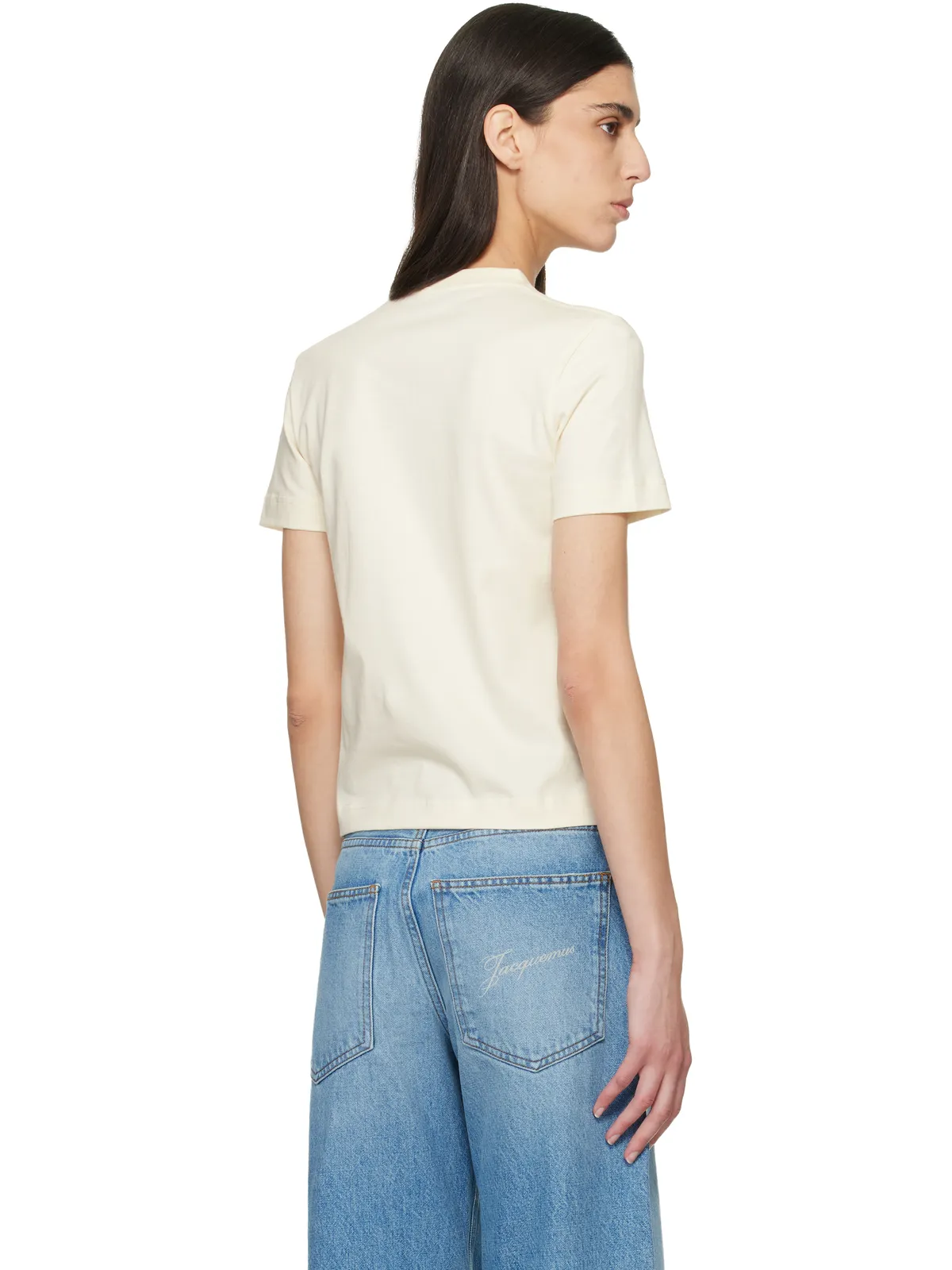 JACQUEMUS 'The Gros Grain short-sleeve' Tシャツ - 画像3