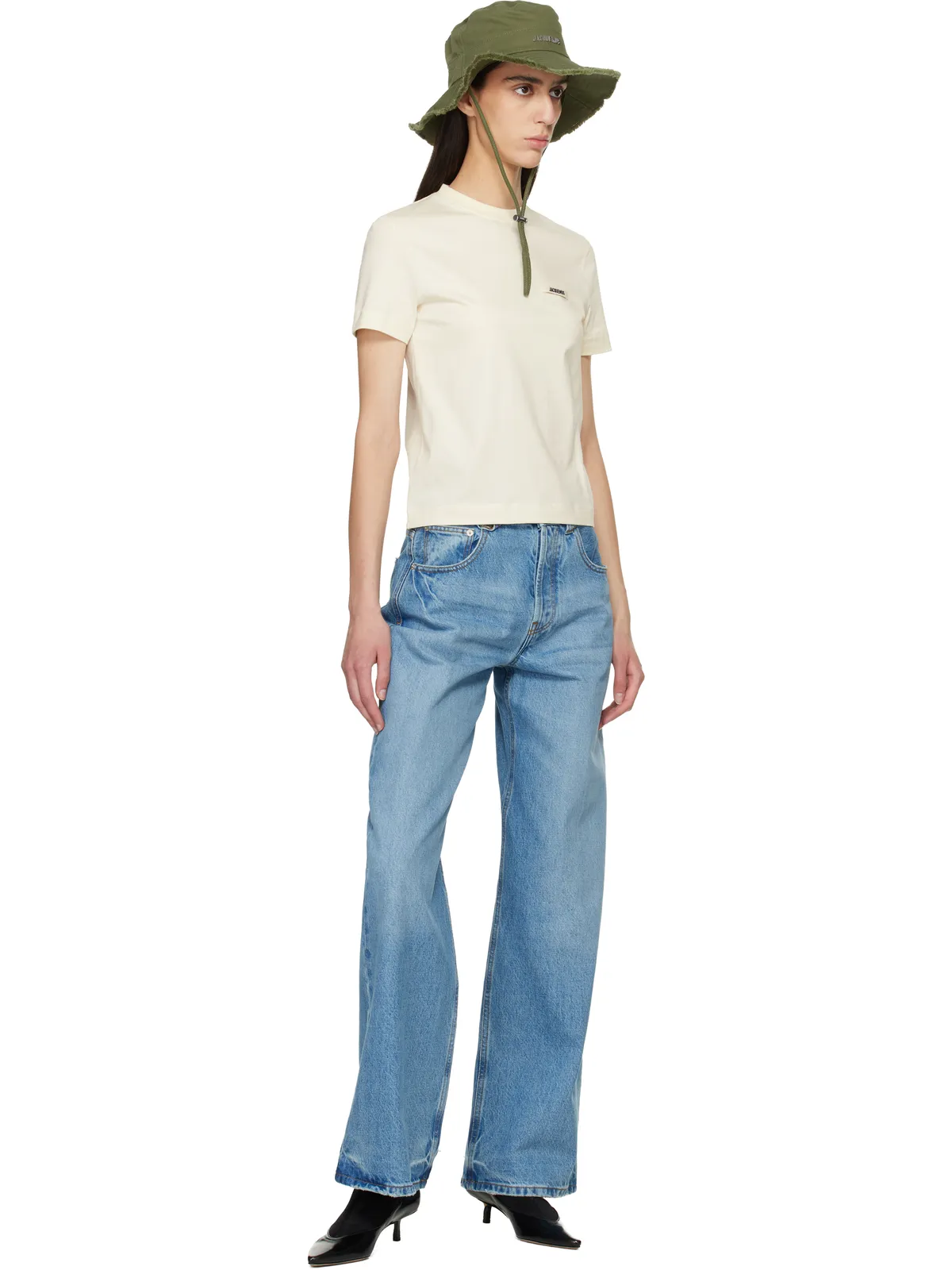 JACQUEMUS 'The Gros Grain short-sleeve' Tシャツ - 画像4