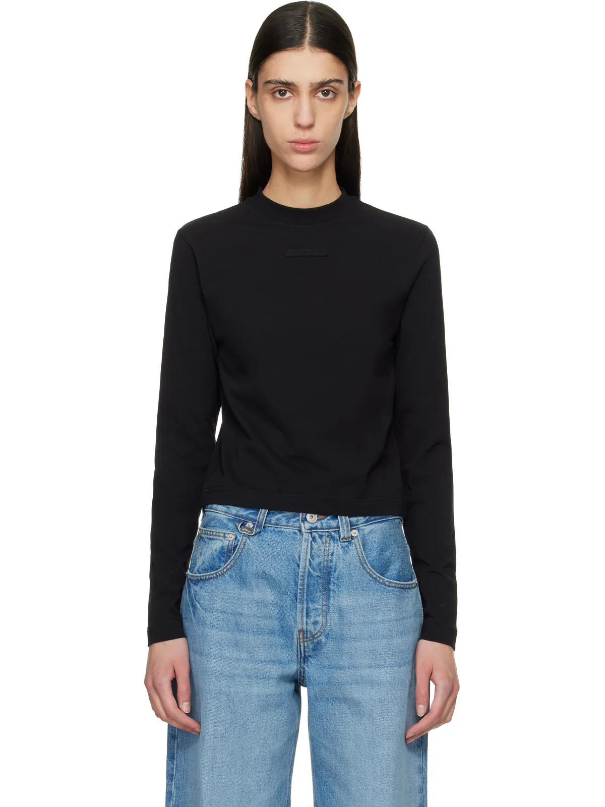 JACQUEMUS 'The Gros Grain long-sleeve' Tシャツ - 画像1