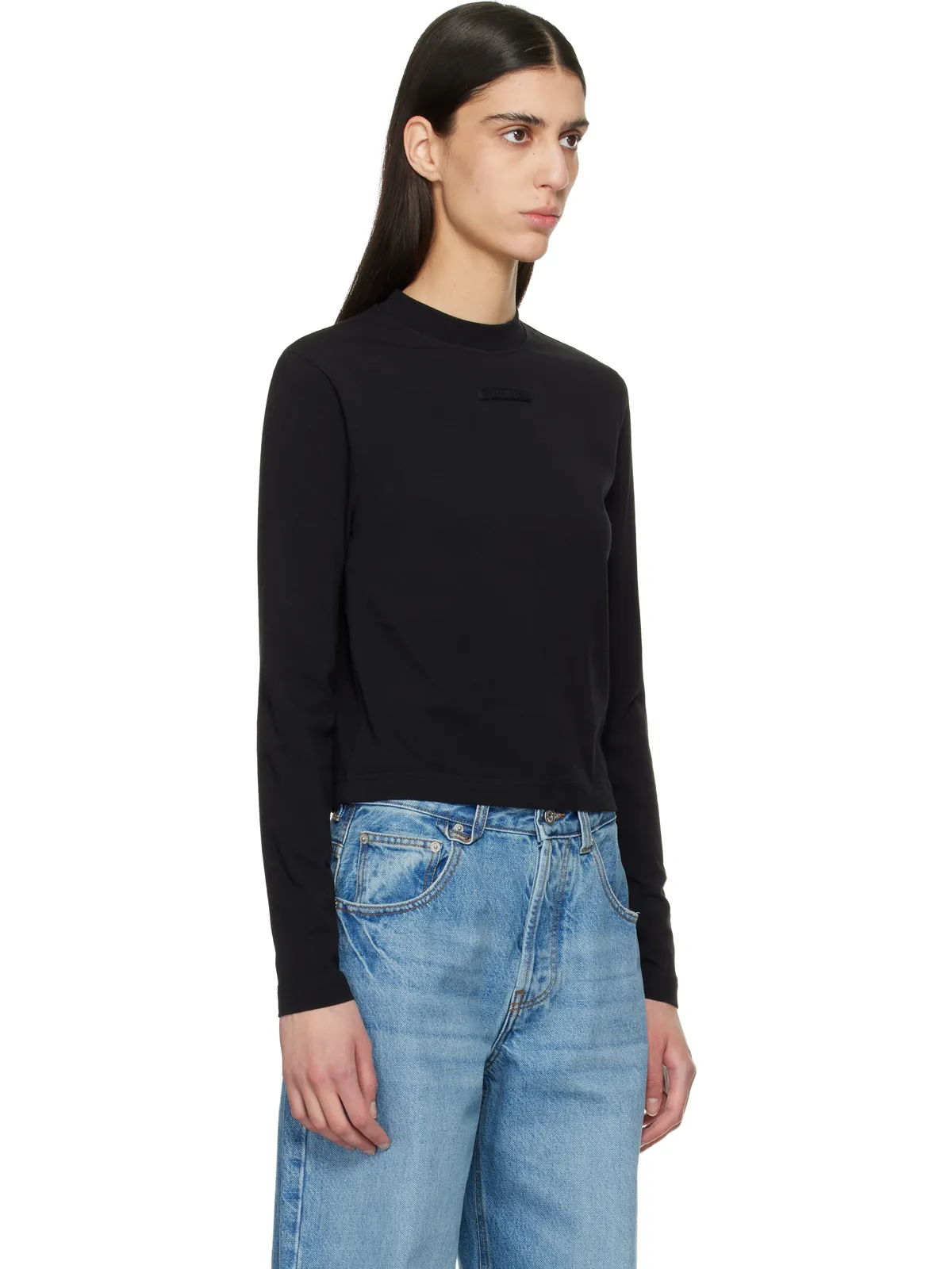 JACQUEMUS 'The Gros Grain long-sleeve' Tシャツ - 画像2