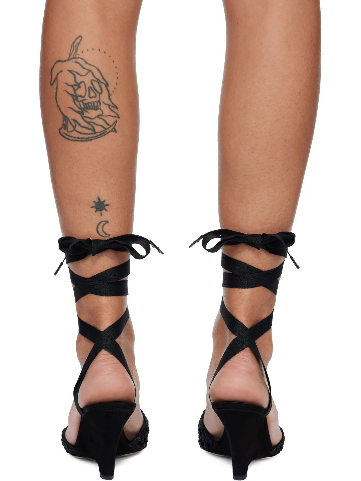 JACQUEMUS ブラック 'The high espadrilles' ヒール - 画像2