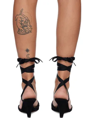 JACQUEMUS ブラック 'The high espadrilles' ヒール - サムネイル2