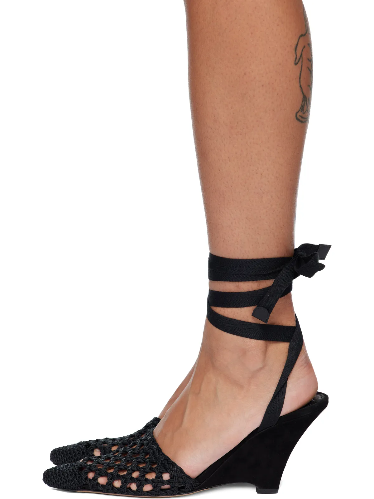 JACQUEMUS ブラック 'The high espadrilles' ヒール - 画像3