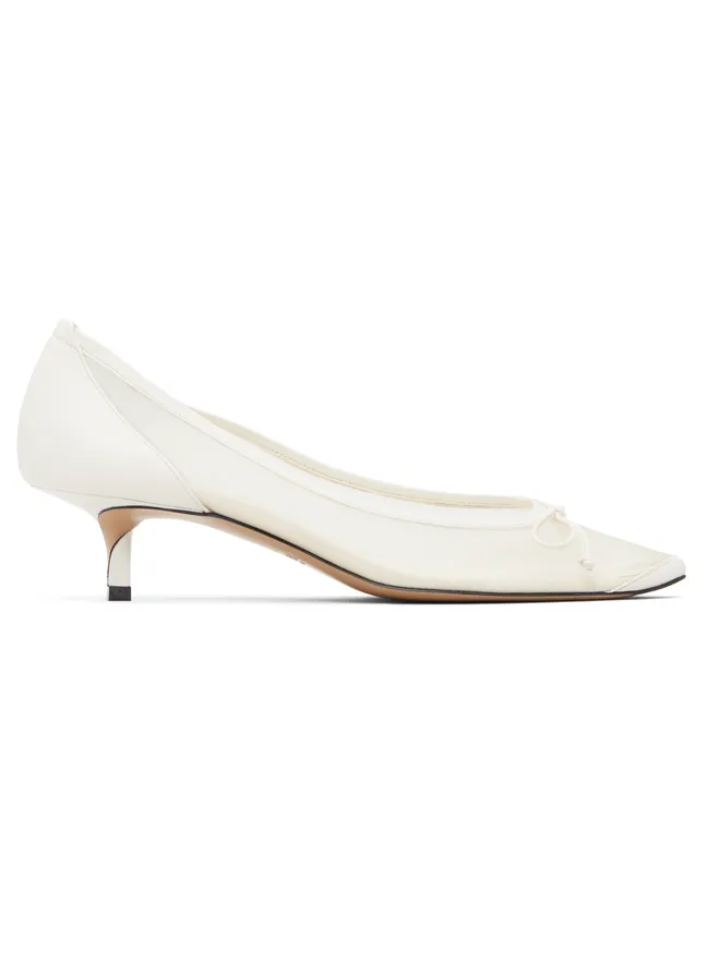 JACQUEMUS JACQUEMUS ホワイト 'The low Turni' ヒールの商品画像