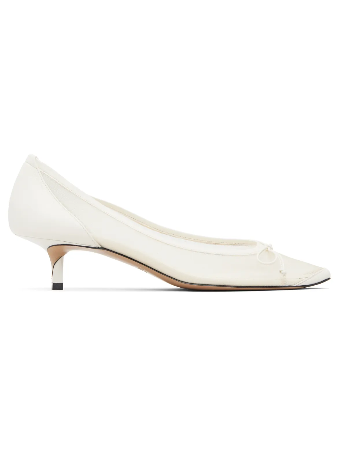 JACQUEMUS ホワイト 'The low Turni' ヒール - 画像1