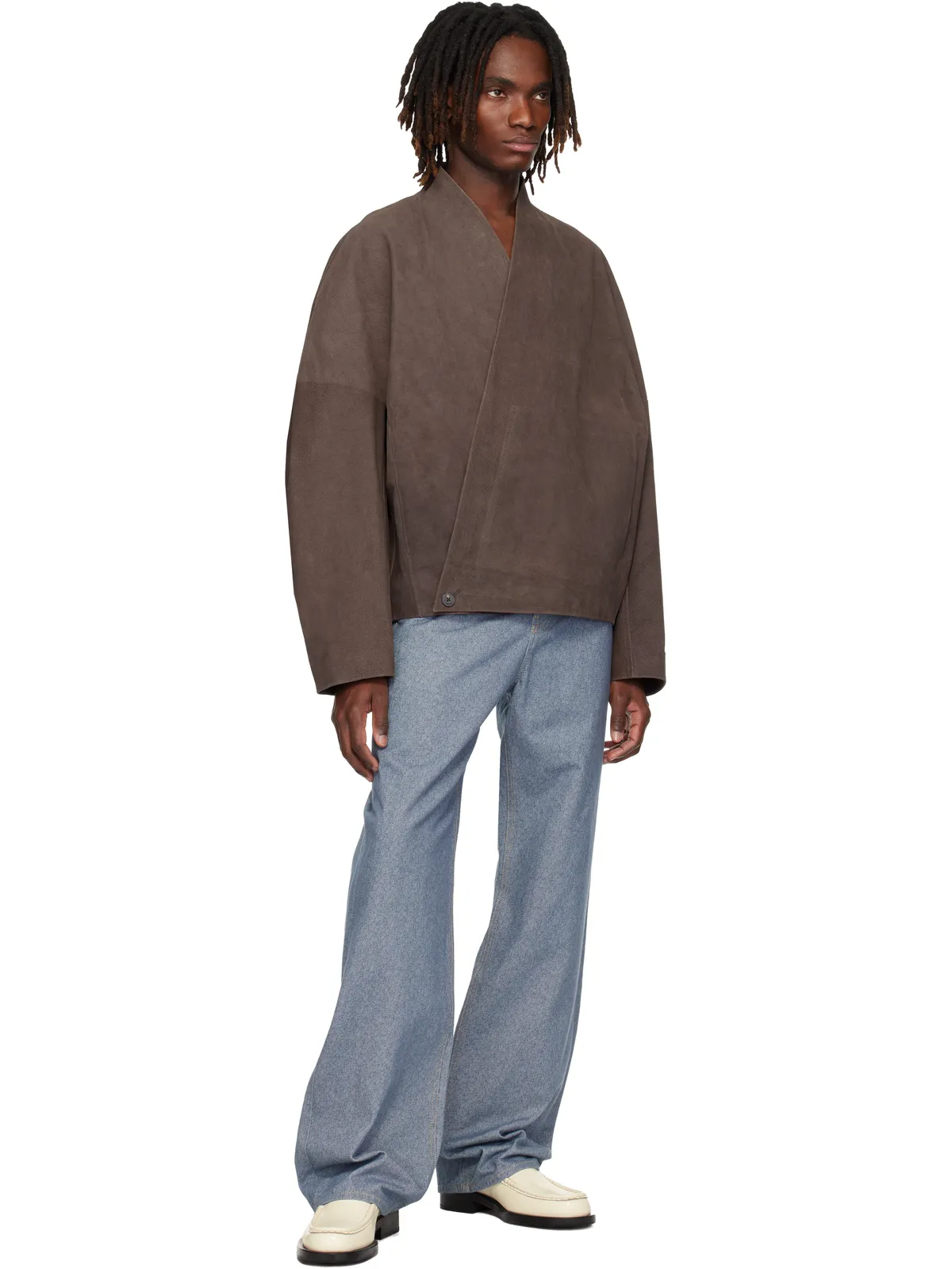 JACQUEMUS 'The Berger' スエードジャケット - 画像4