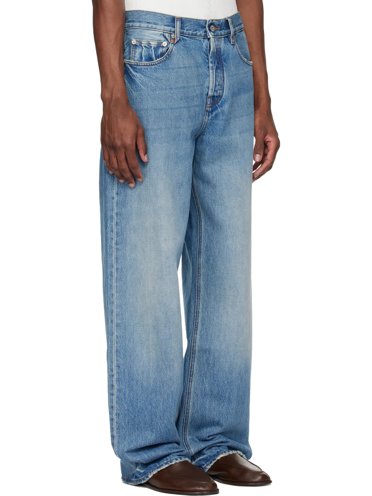 JACQUEMUS 'The straight de-Nîmes denim' ジーンズ - 画像2