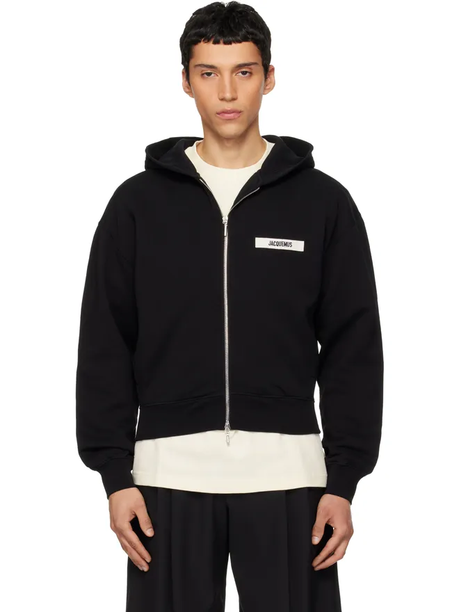 JACQUEMUS JACQUEMUS La Casa 'The Gros Grain zipped' フーディの商品画像