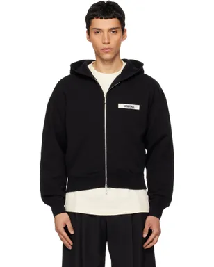 JACQUEMUS La Casa 'The Gros Grain zipped' フーディ - サムネイル1