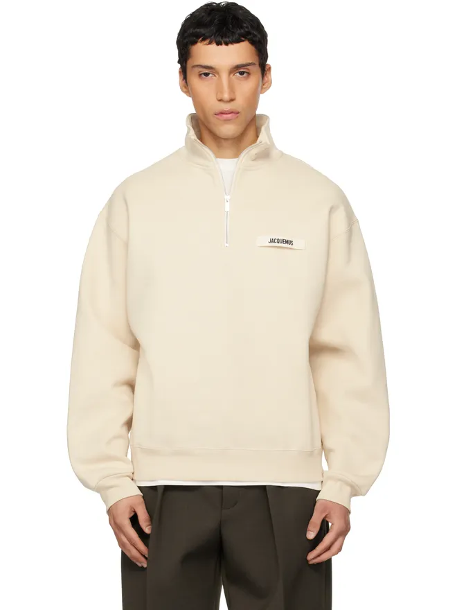 JACQUEMUS JACQUEMUS 'The Gros Grain zipped-rollneck' スウェットシャツの商品画像
