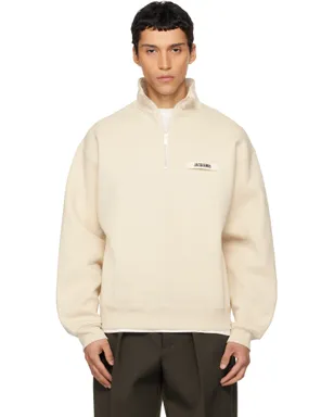 JACQUEMUS 'The Gros Grain zipped-rollneck' スウェットシャツ - サムネイル1