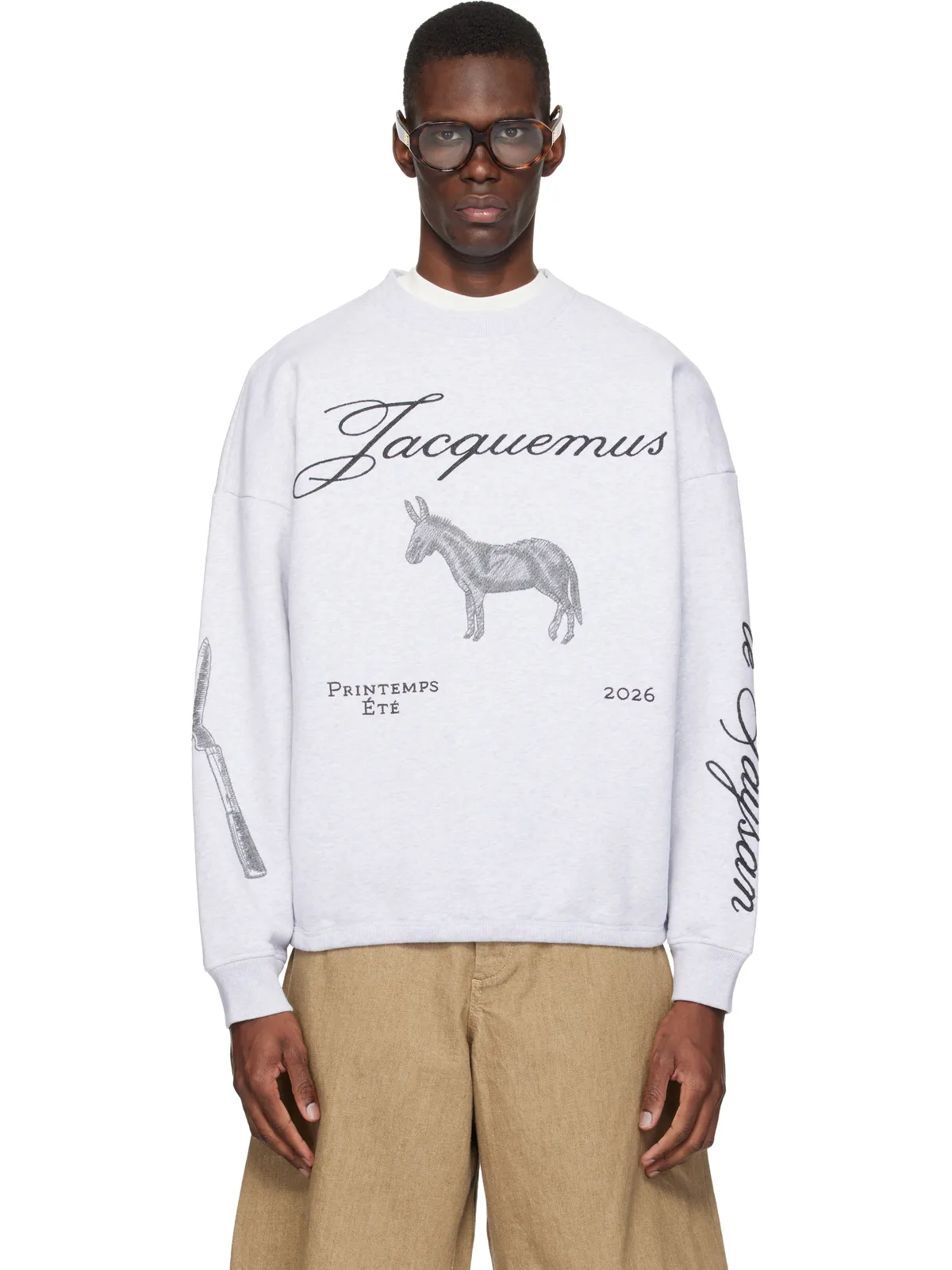 JACQUEMUS 'The Âne' スウェットシャツ - 画像1