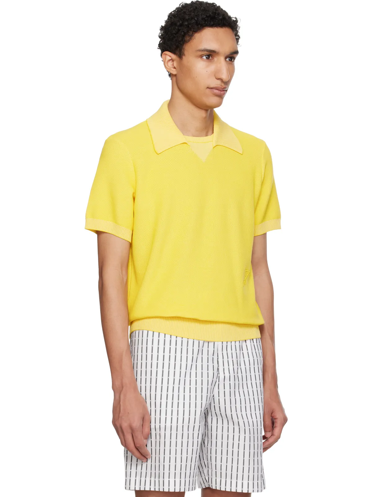 JACQUEMUS 'The J Knit' ニットポロシャツ - 画像2