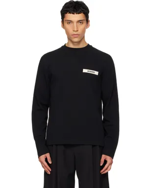 JACQUEMUS 'The Gros Grain long-sleeve' Tシャツ - サムネイル1
