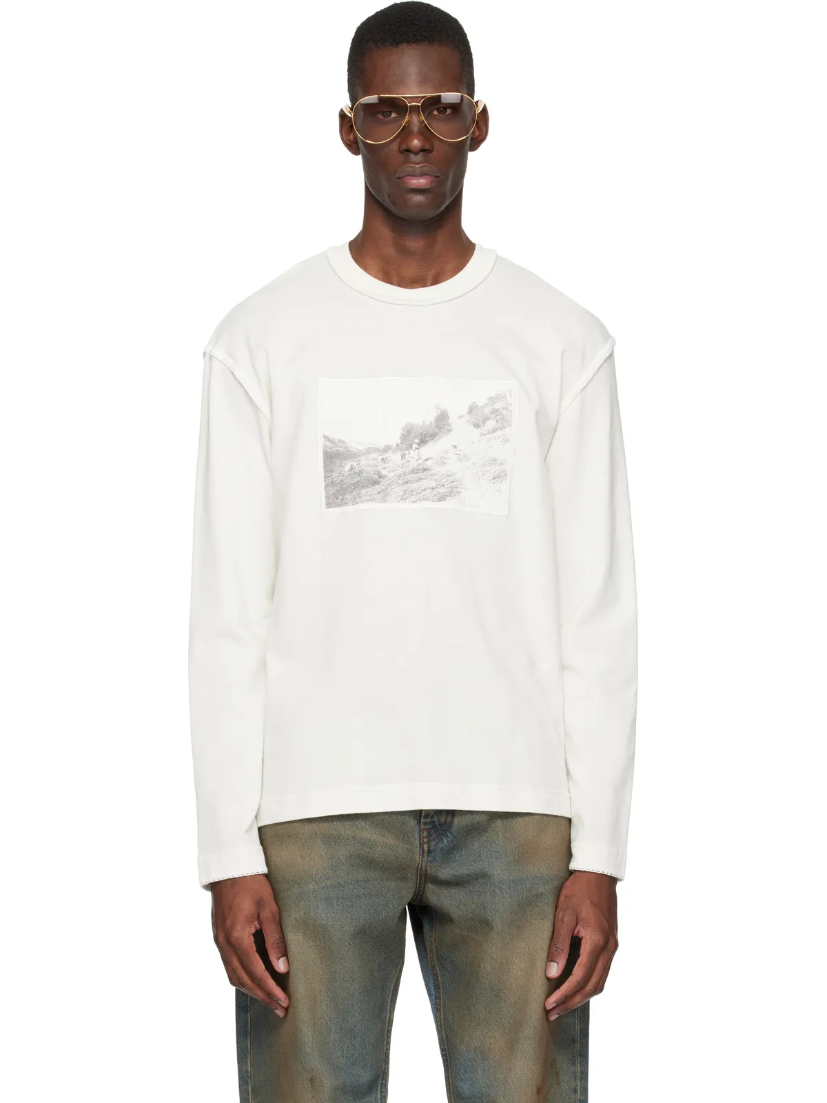 JACQUEMUS 'The Paysan long-sleeve' Tシャツ - 画像1