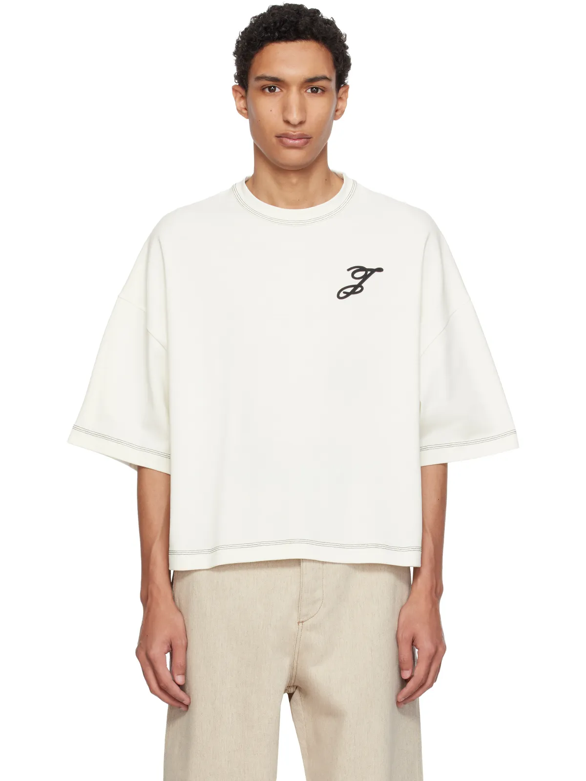 JACQUEMUS 'The Letro' Tシャツ - 画像1
