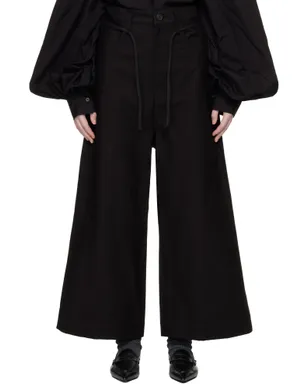 YOHJI YAMAMOTO Double Loop D トラウザーズ - サムネイル1