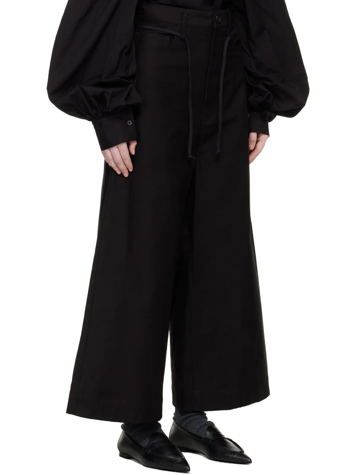 YOHJI YAMAMOTO Double Loop D トラウザーズ - 画像2