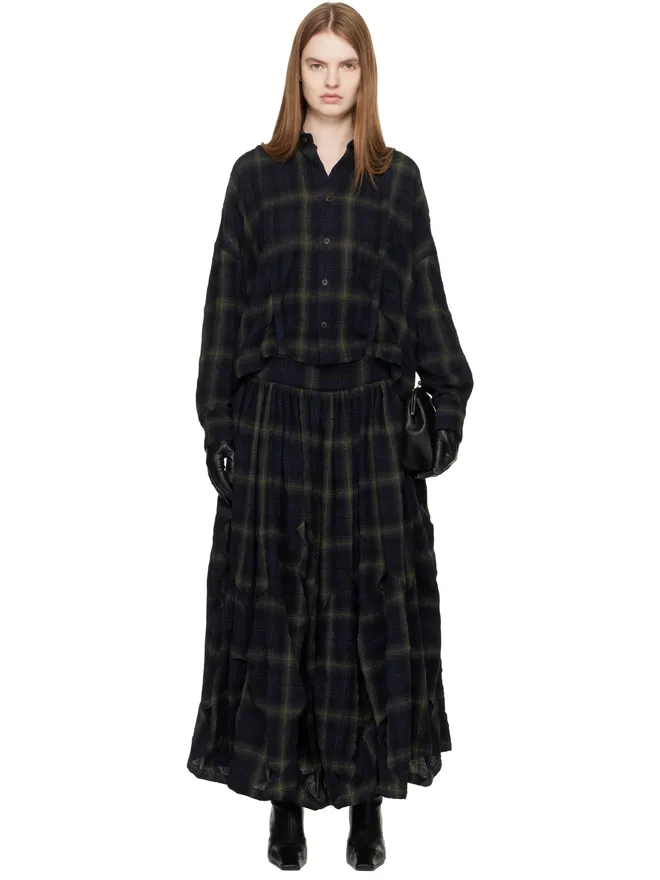 YOHJI YAMAMOTO YOHJI YAMAMOTO Suspender マキシスカートの商品画像