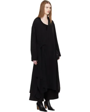 YOHJI YAMAMOTO リラックスフィット シャツ ミディアムワンピース - サムネイル2