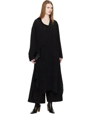 YOHJI YAMAMOTO リラックスフィット シャツ ミディアムワンピース - サムネイル4