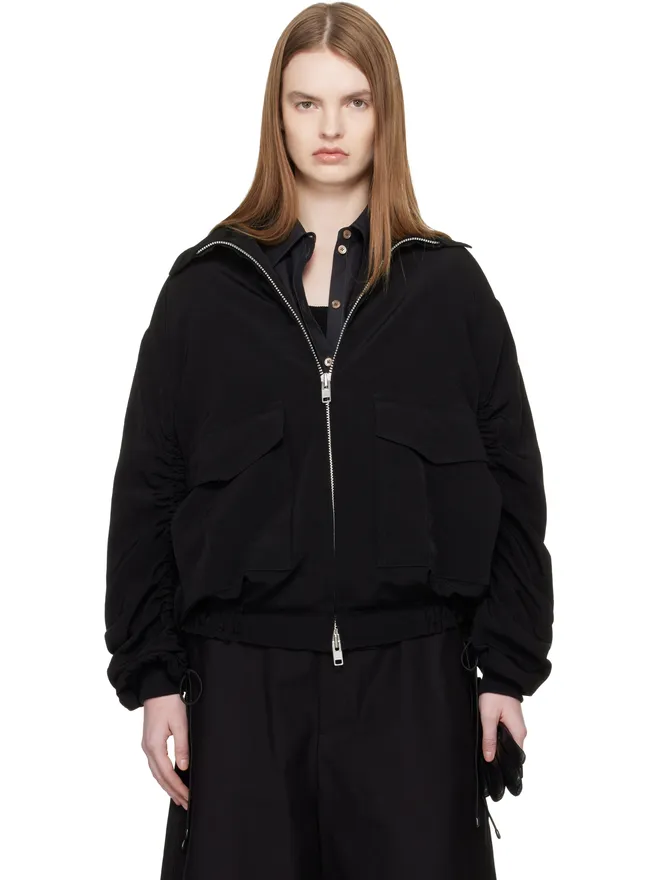 YOHJI YAMAMOTO YOHJI YAMAMOTO シャーリング スリーブ ジャケットの商品画像