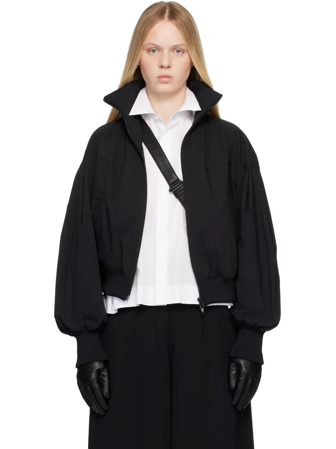 YOHJI YAMAMOTO YOHJI YAMAMOTO Weather Cloth パネル ブルゾンジャケットの商品画像