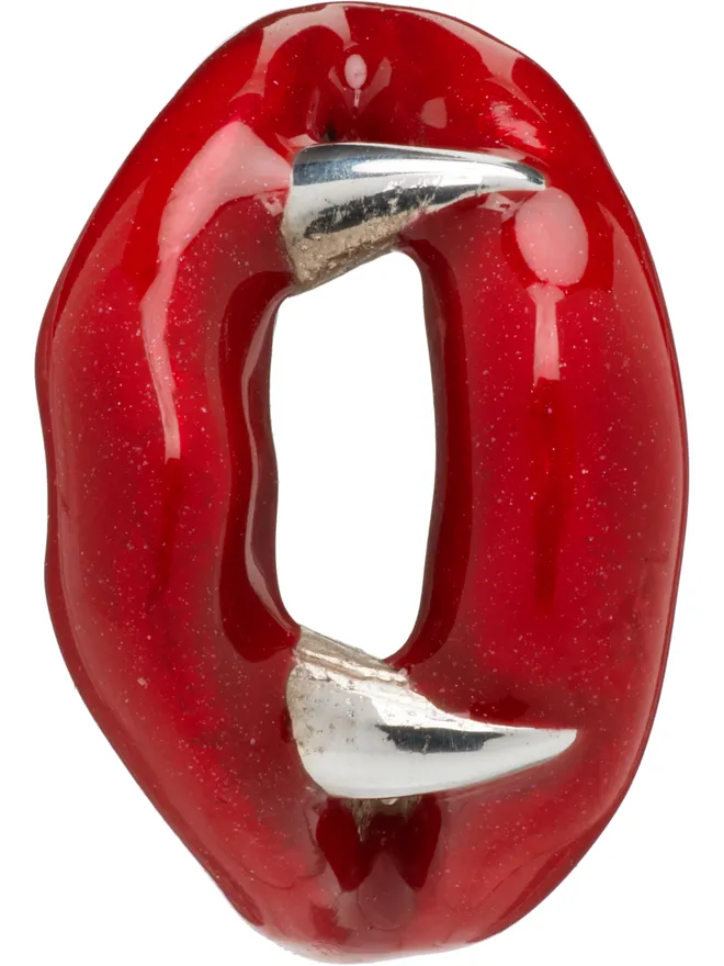 YOHJI YAMAMOTO YOHJI YAMAMOTO Vampire Pierce Rouge シングルピアスの商品画像