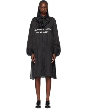 YOHJI YAMAMOTO Message Scarf シャツ - サムネイル1