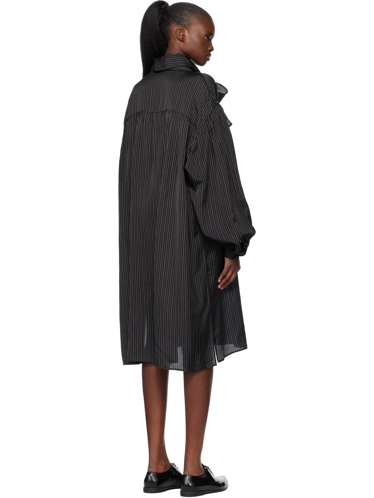 YOHJI YAMAMOTO Message Scarf シャツ - 画像3
