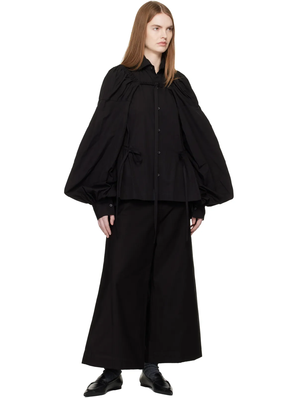 YOHJI YAMAMOTO Broad Combination シャツ - 画像4