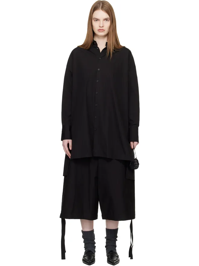 YOHJI YAMAMOTO YOHJI YAMAMOTO Broad Button Detail シャツの商品画像