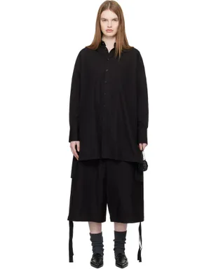 YOHJI YAMAMOTO Broad Button Detail シャツ - サムネイル1