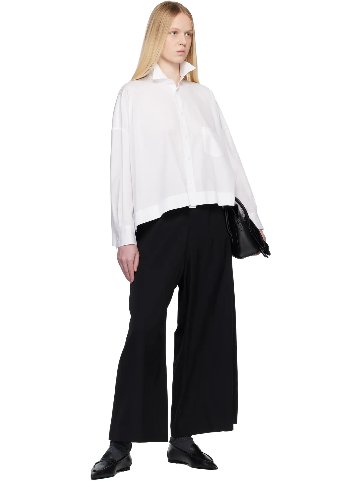 YOHJI YAMAMOTO Broad オーバーサイズ シャツ - 画像4
