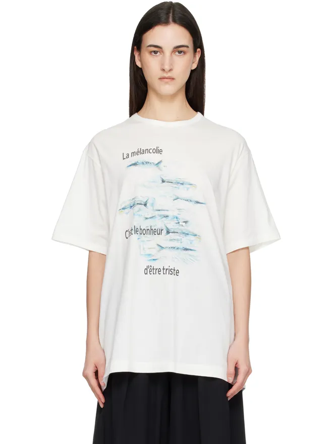 YOHJI YAMAMOTO YOHJI YAMAMOTO 'La mélancolie' 半袖Tシャツの商品画像