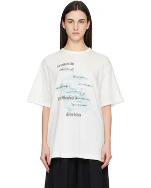YOHJI YAMAMOTO 'La mélancolie' 半袖Tシャツ - サムネイル1