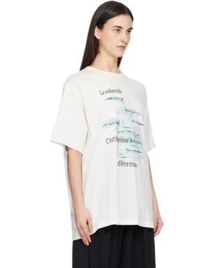 YOHJI YAMAMOTO 'La mélancolie' 半袖Tシャツ - サムネイル2
