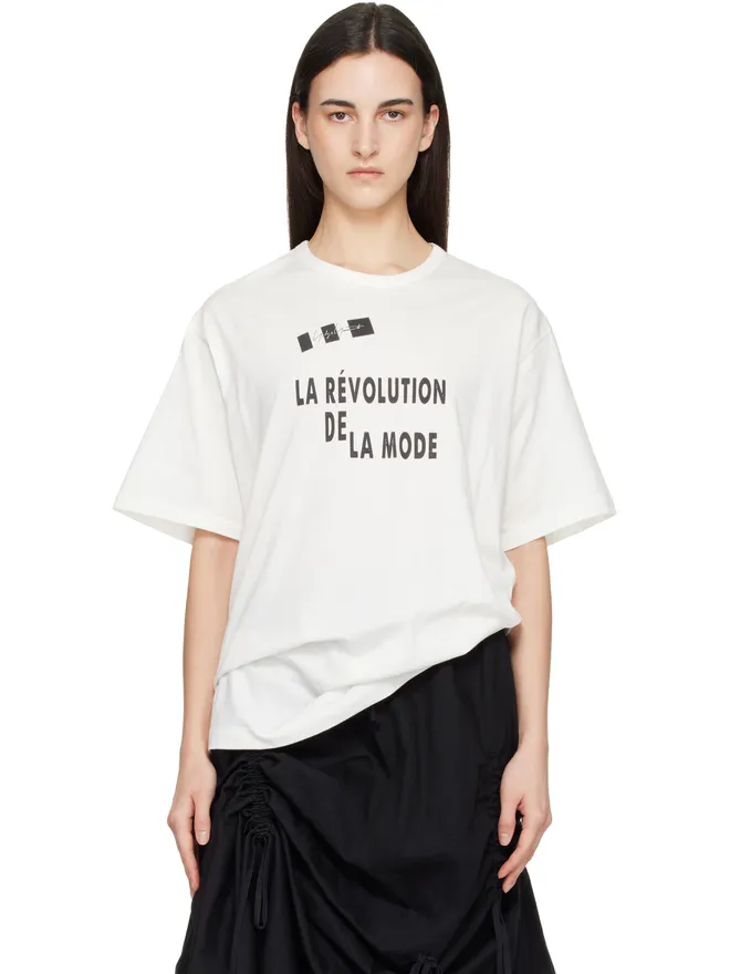 YOHJI YAMAMOTO YOHJI YAMAMOTO 'La Révolution' 半袖Tシャツの商品画像
