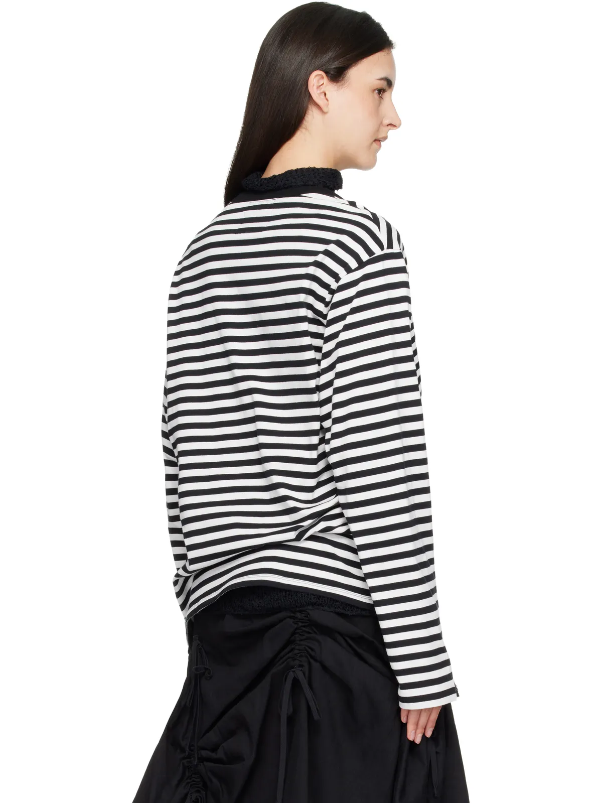 YOHJI YAMAMOTO パネル 長袖Tシャツ - 画像3