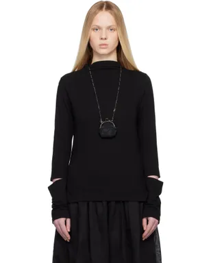 YOHJI YAMAMOTO スリット ディテール Tシャツ - サムネイル1