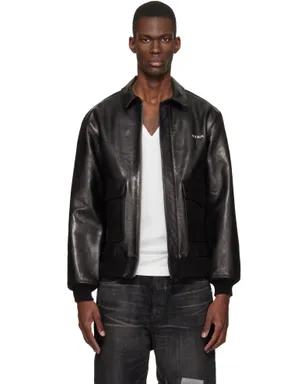 YOHJI YAMAMOTO Neighborhoodエディション レザージャケット - サムネイル1