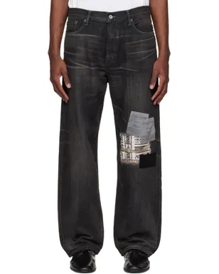 YOHJI YAMAMOTO Neighborhoodエディション Savage Denim DP Basic ジーンズ - サムネイル1