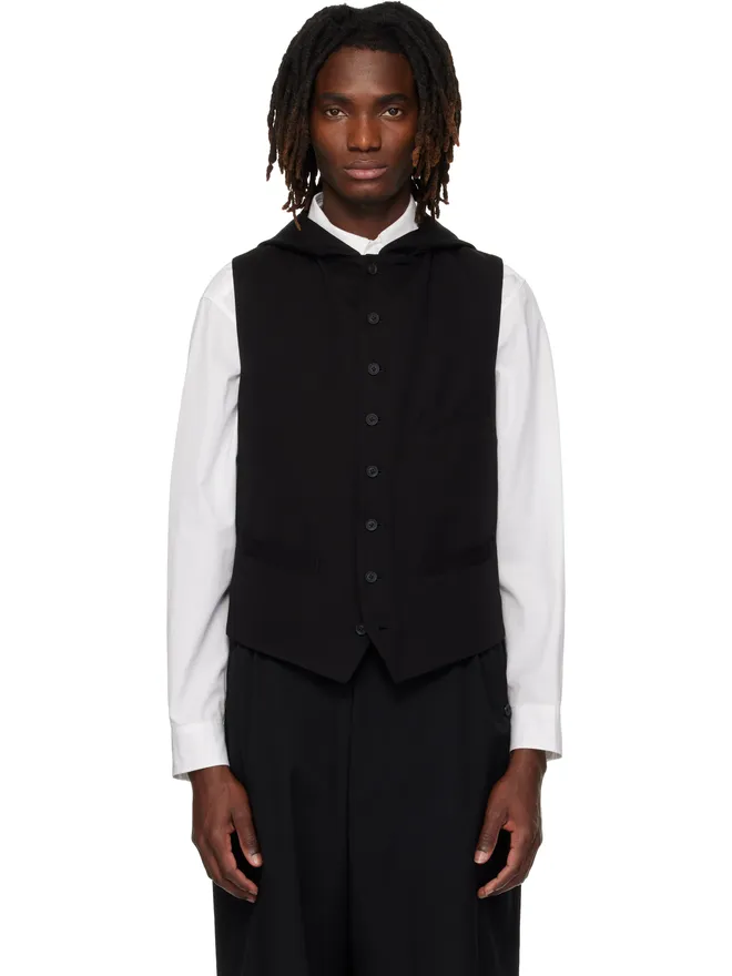 YOHJI YAMAMOTO YOHJI YAMAMOTO フード付きベストの商品画像