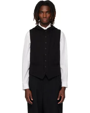YOHJI YAMAMOTO フード付きベスト - サムネイル1